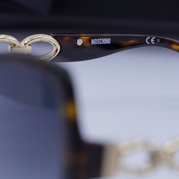 Moschino MOS099/S 0086 9O Butterfly Sunglasses - Havana/Grey Gradient main image 6